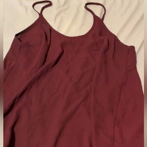 Lush Deep Burgundy Tank Top